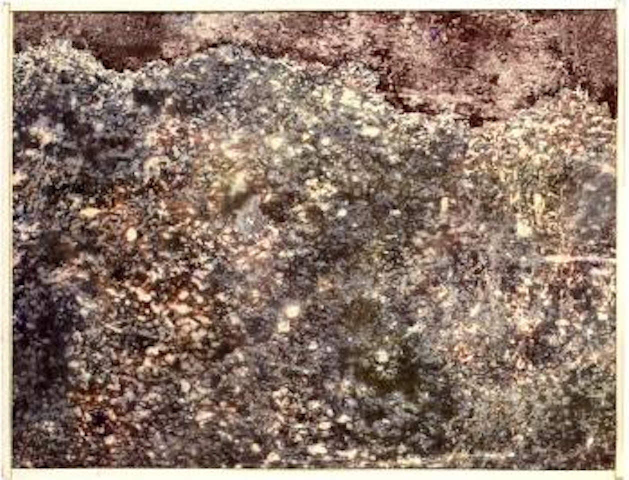 Paysage tavele ciel rougeatre by Jean Dubuffet