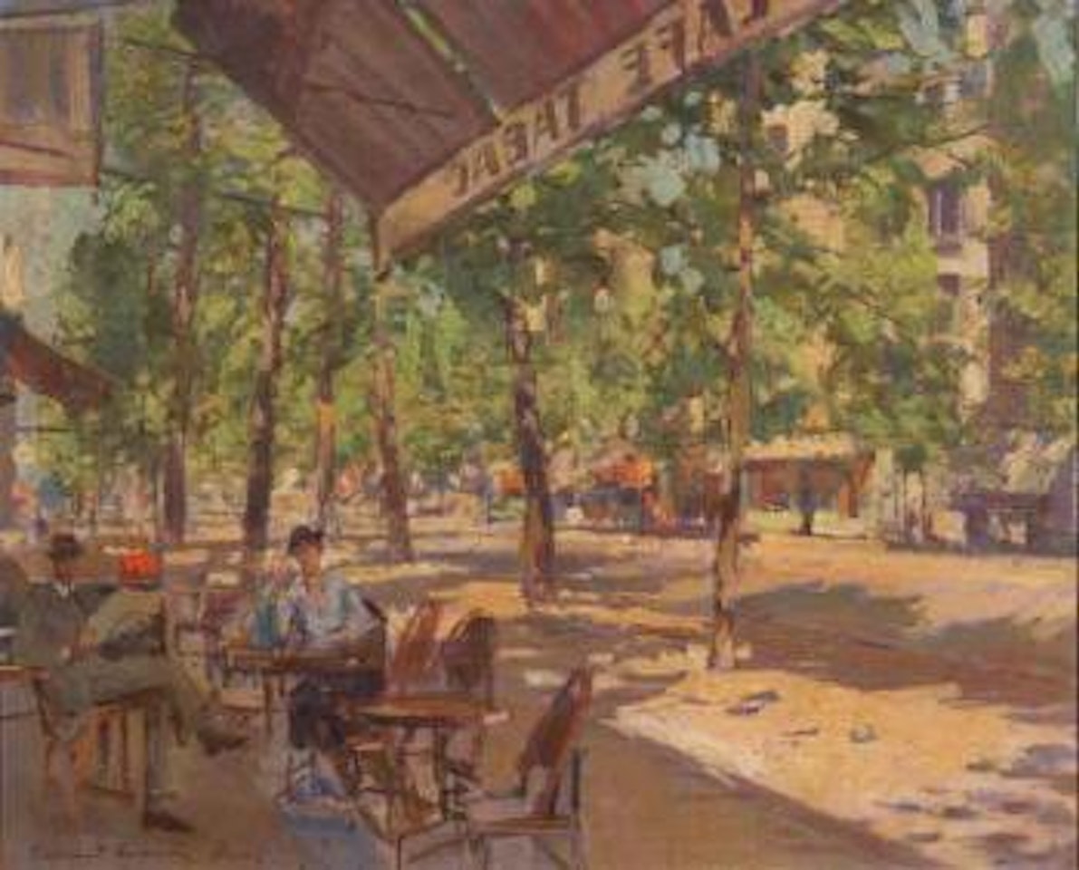 Cafe des Sports by Konstantin Alekseevich Korovin