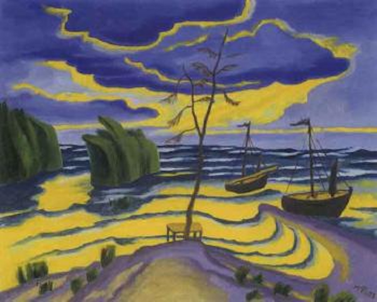 Harbour by Max Pechstein