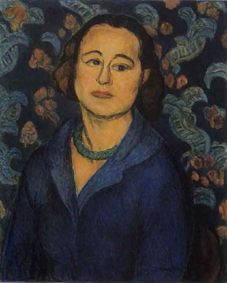 Portrait of Regina Vollmoeller by Hans Purrmann