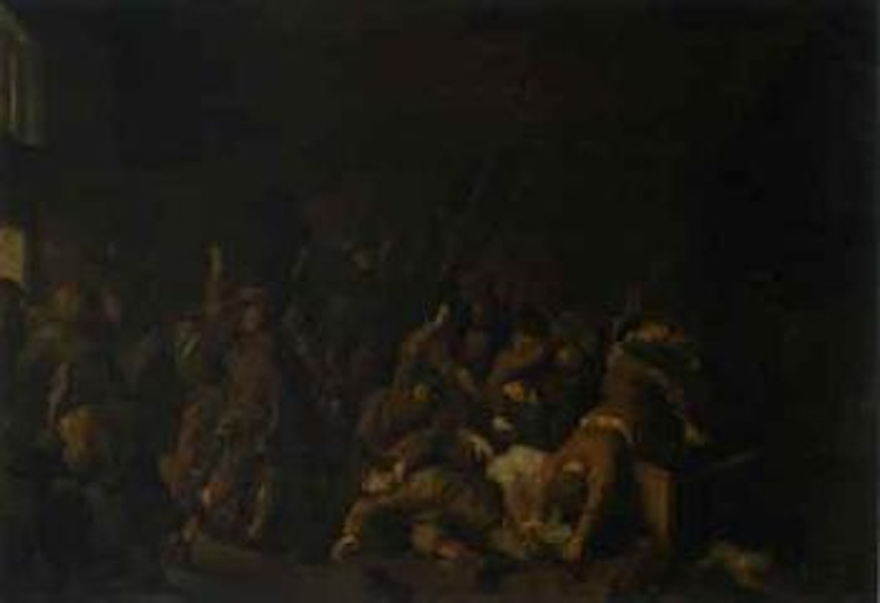 Tavern fight by Jan Miense Molenaer