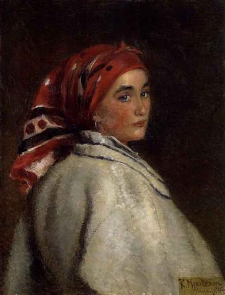 Jeune paysanne de la Petite Russie by Konstantin Makovsky