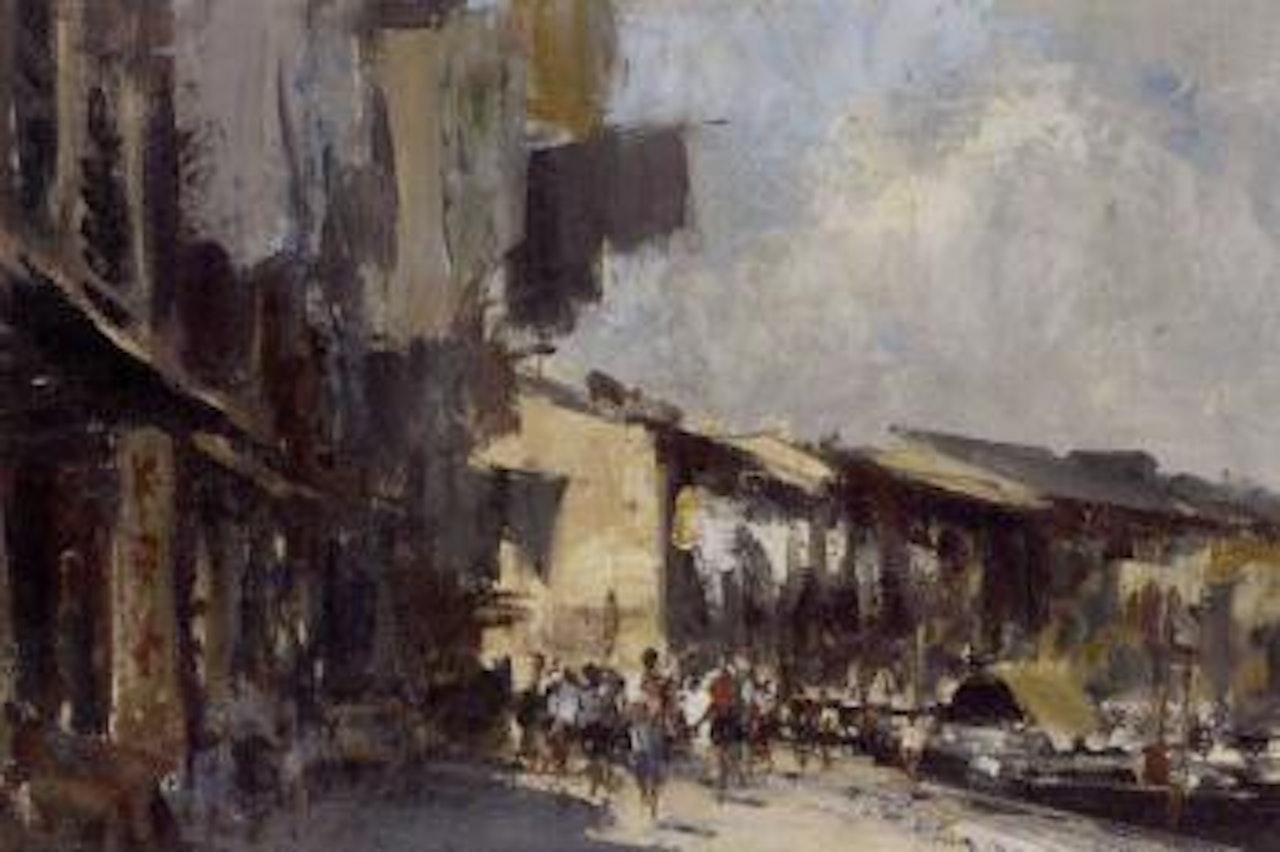 Riverside, Singapore by Edward Seago