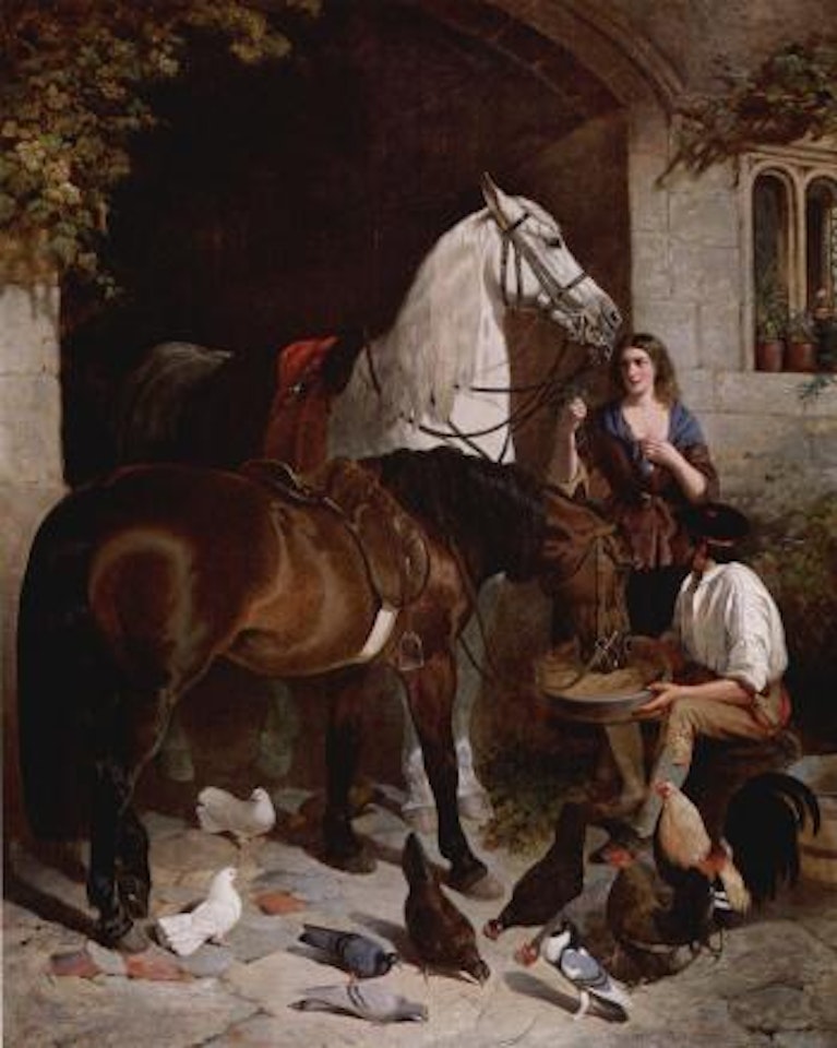 Feeding the Arab by John Frederick Herring