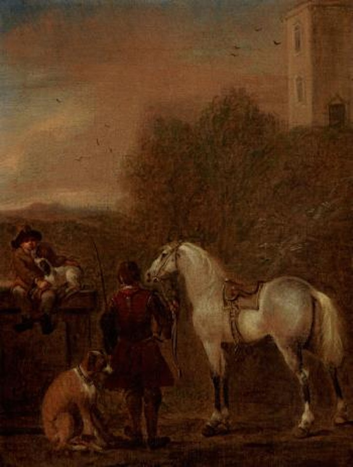 A horse and his groom by John Wootton
