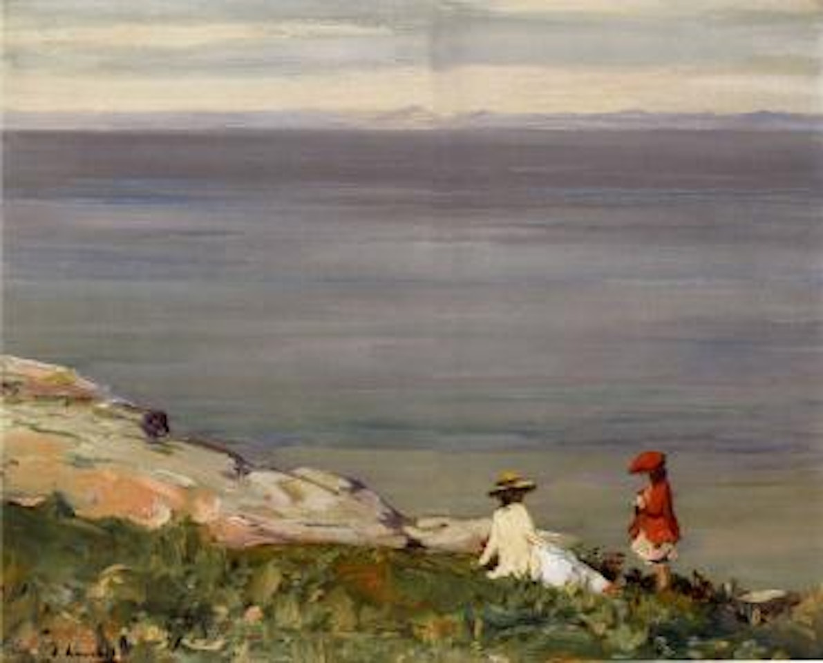 On the cliffs by John Lavery