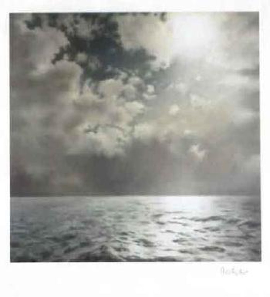 Clouds and water by Gerhard Richter