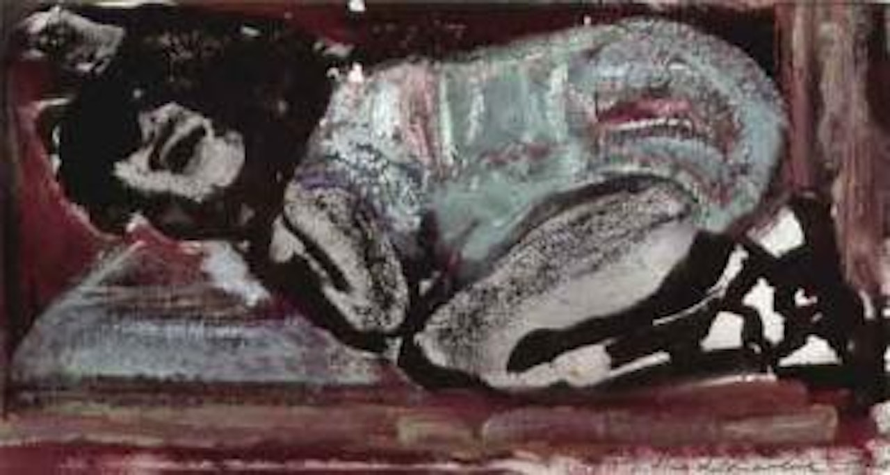 Small hiding place by Marlene Dumas