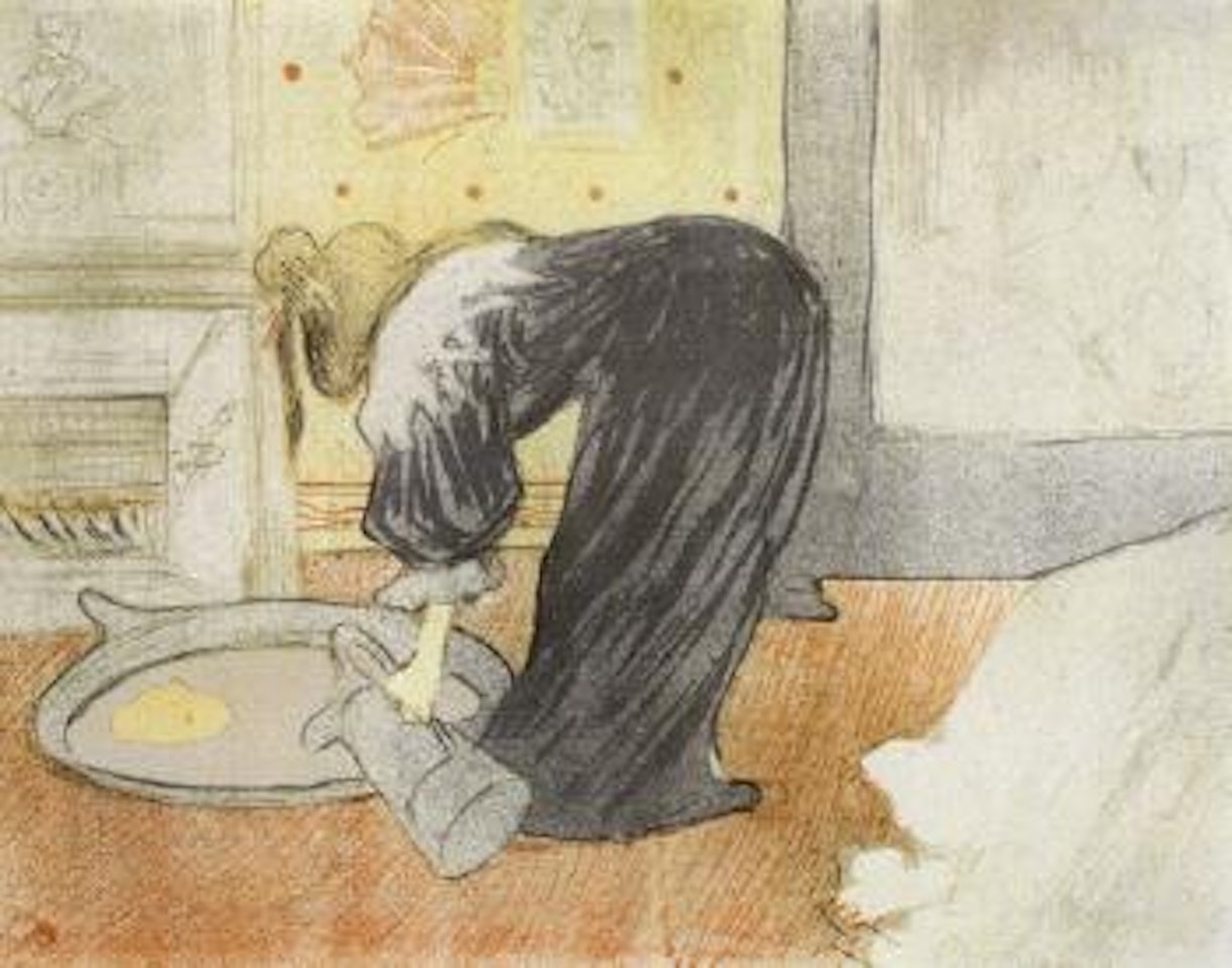 Femme au tub by Henri de Toulouse-Lautrec