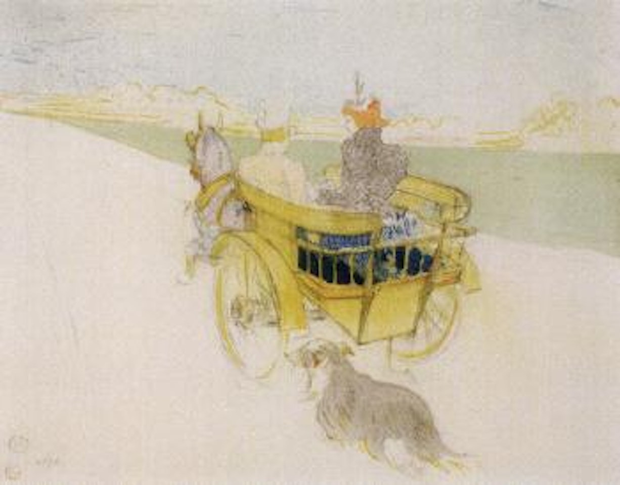 Partie de campagne by Henri de Toulouse-Lautrec
