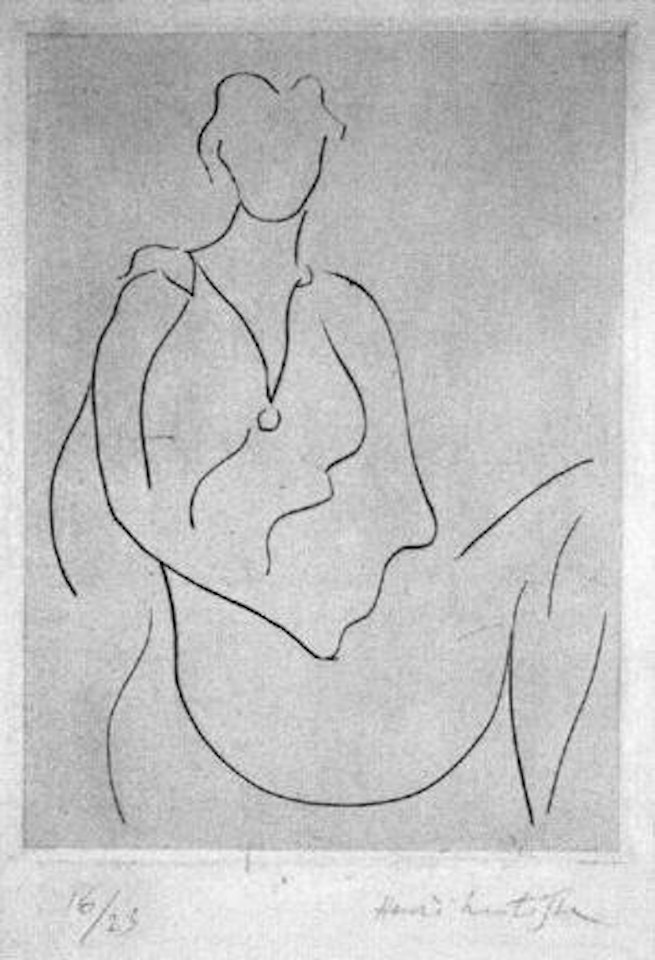 Femme assise by Henri Matisse