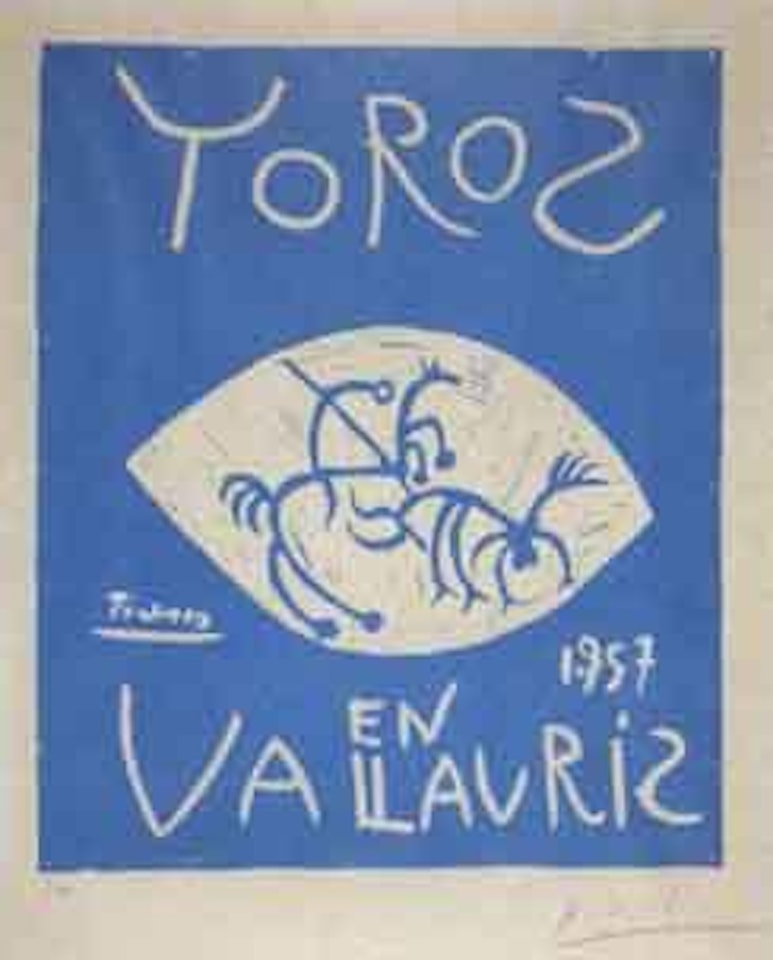 Toros en Vallauris by Pablo Picasso