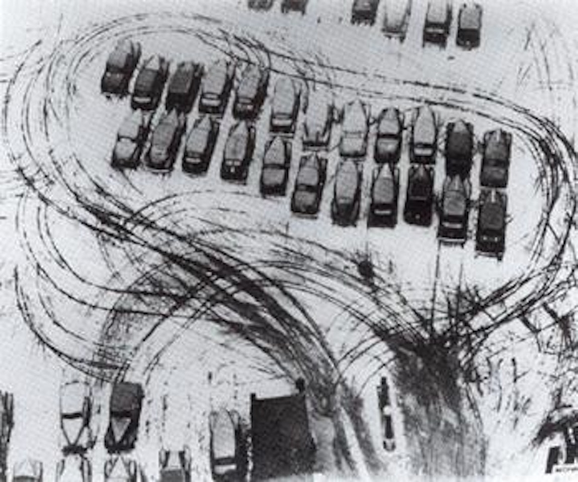 Parking in winter by László Moholy-Nagy