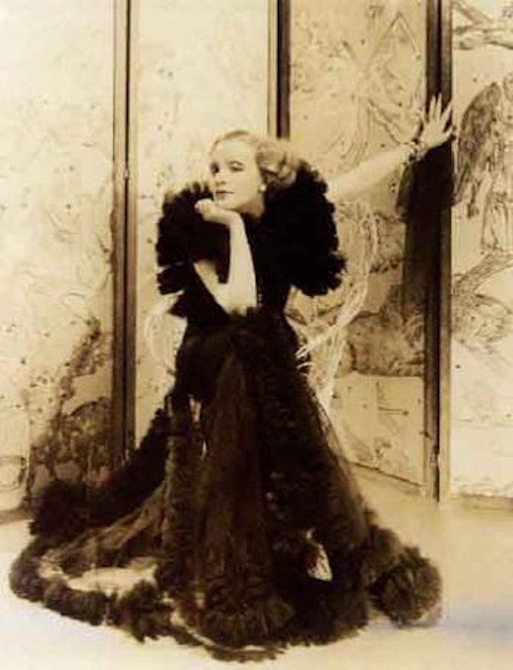 Marlene Dietrich, for American Vogue by Edward Steichen