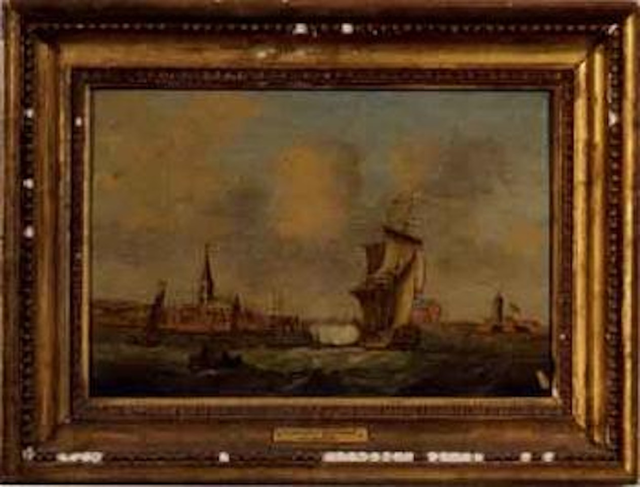British Naval harbour scenes by Francis Swaine