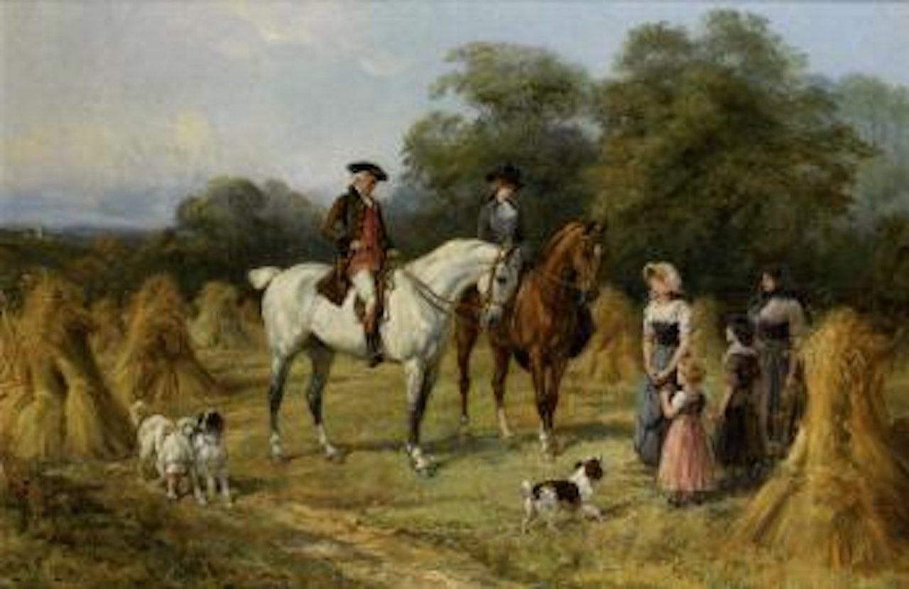 Successful harvest by Heywood Hardy