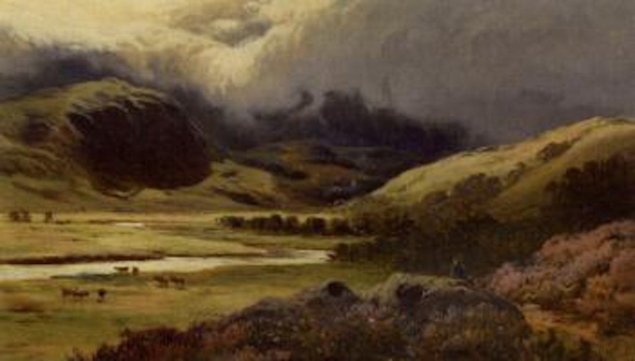 Approaching storm by Sidney Richard Percy