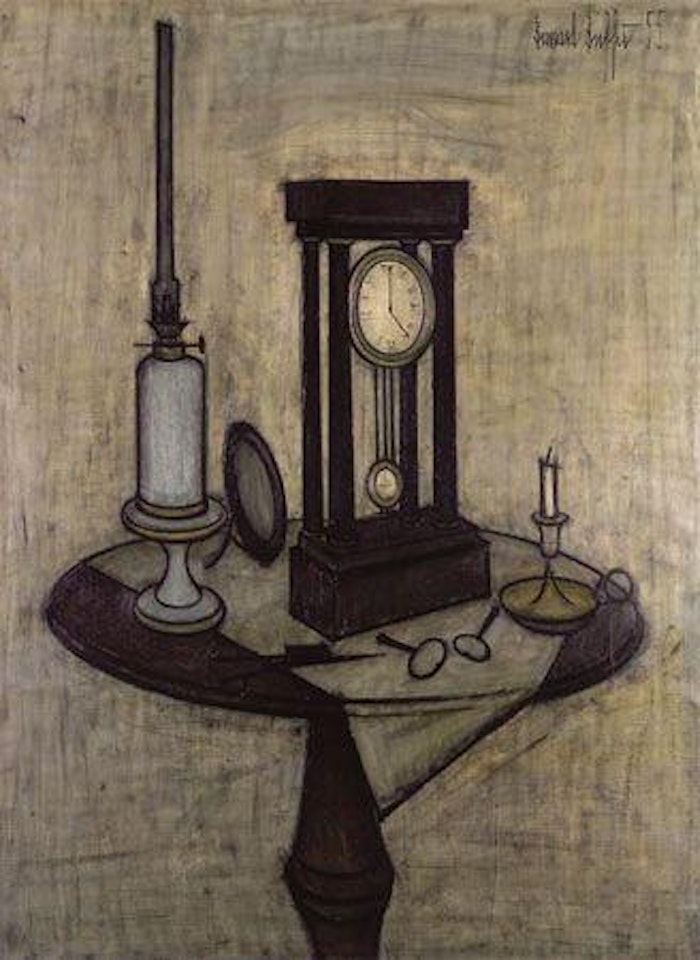 Nature morte a l'horloge by Bernard Buffet
