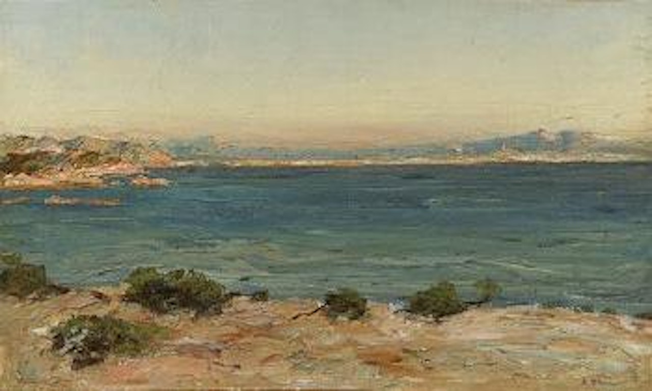 Vue des calanques et de Marseille by Jean Baptiste Olive