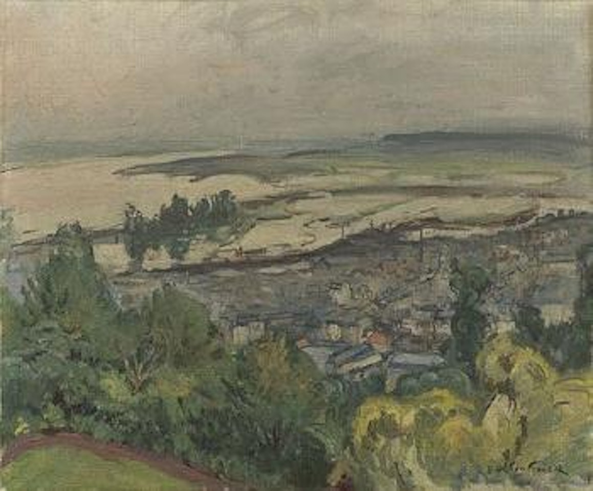 Le Havre vu des hauteurs by Othon Friesz