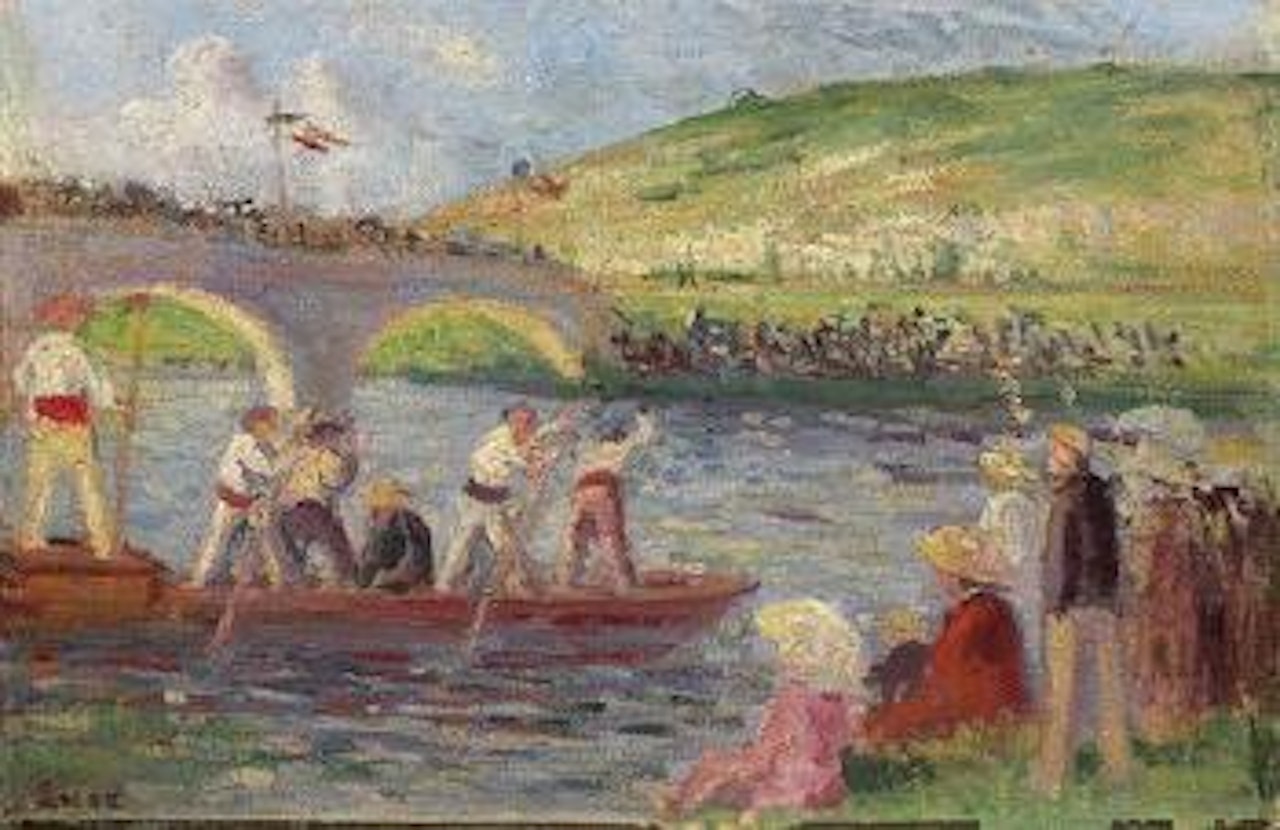 Joutes a Accolay by Maximilien Luce