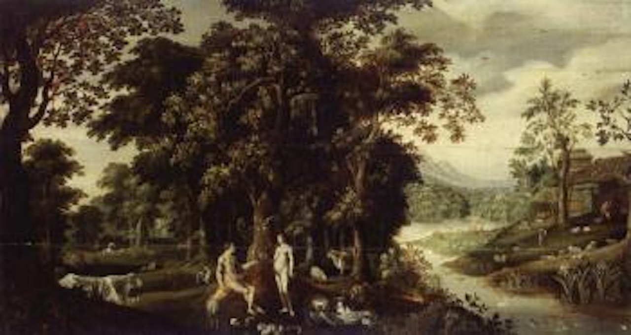 Adam and Eve in Eden by Jan Brueghel the Younger