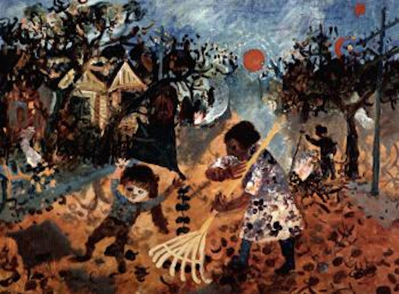 Autumn leaves by John Perceval