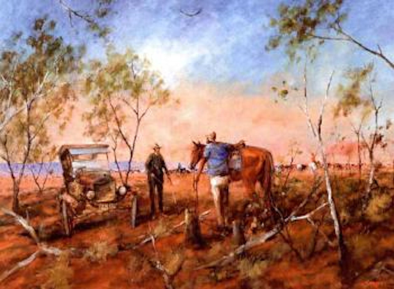Kidman's travelling mob by Hugh Sawrey