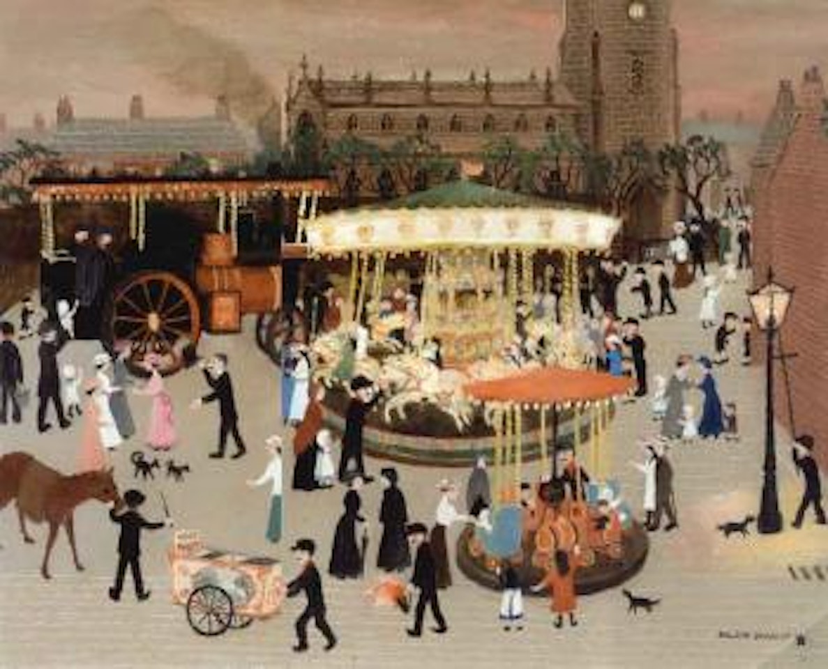 Big Bertha brought the Wakes to Lees by Helen Bradley