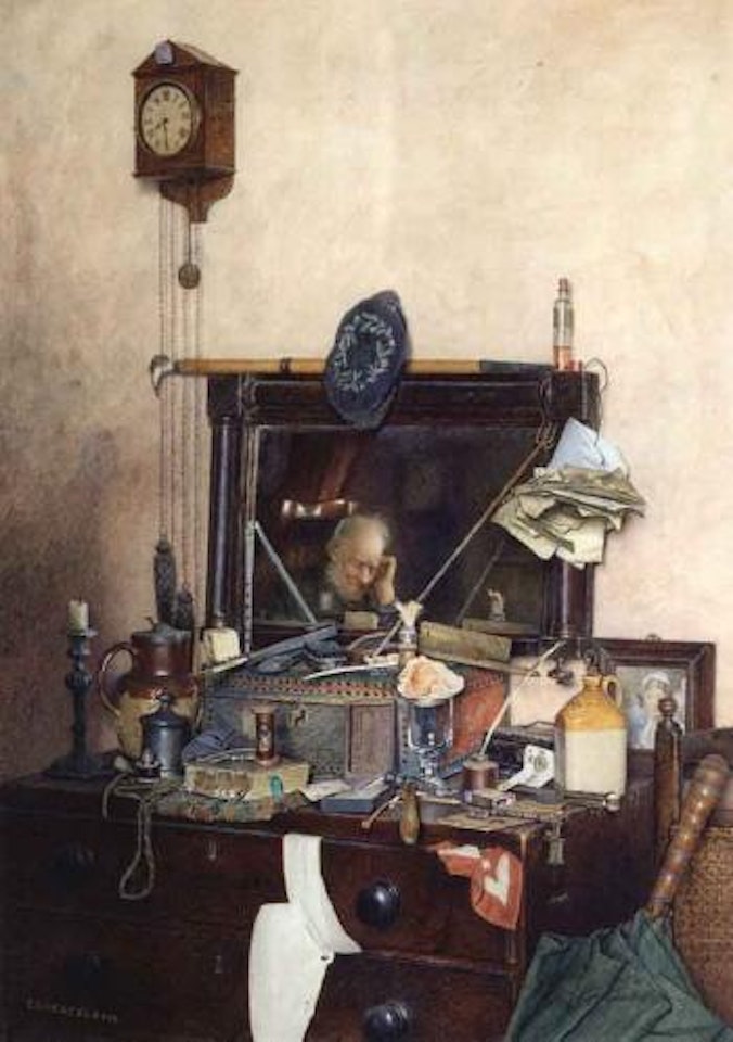 His dreams by Charles Spencelayh