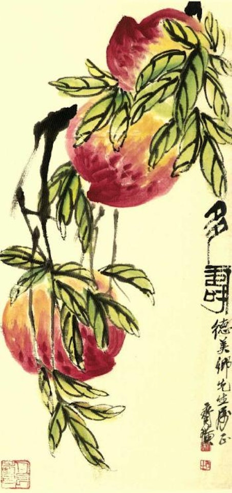 Peaches by Qi Baishi