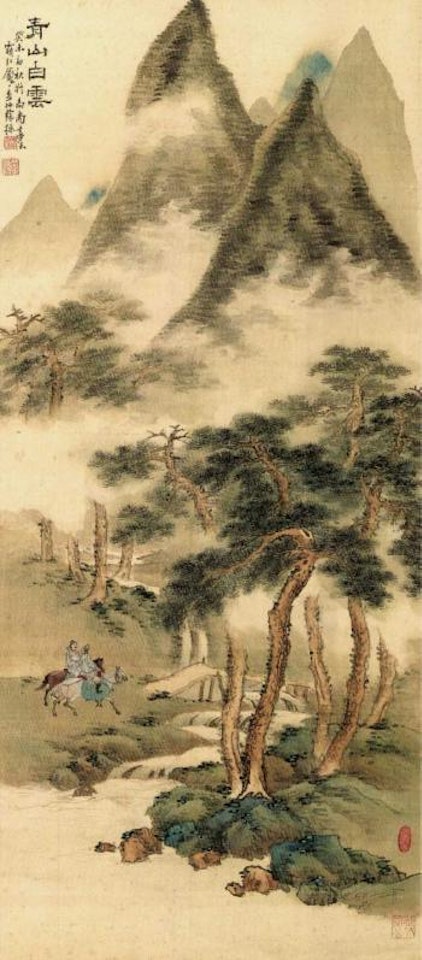 Horse riding by Xu Cao
