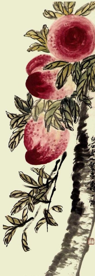 Longevity and prosperity by Qi Baishi
