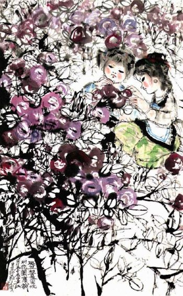 Chinese roses by Cheng Shifa