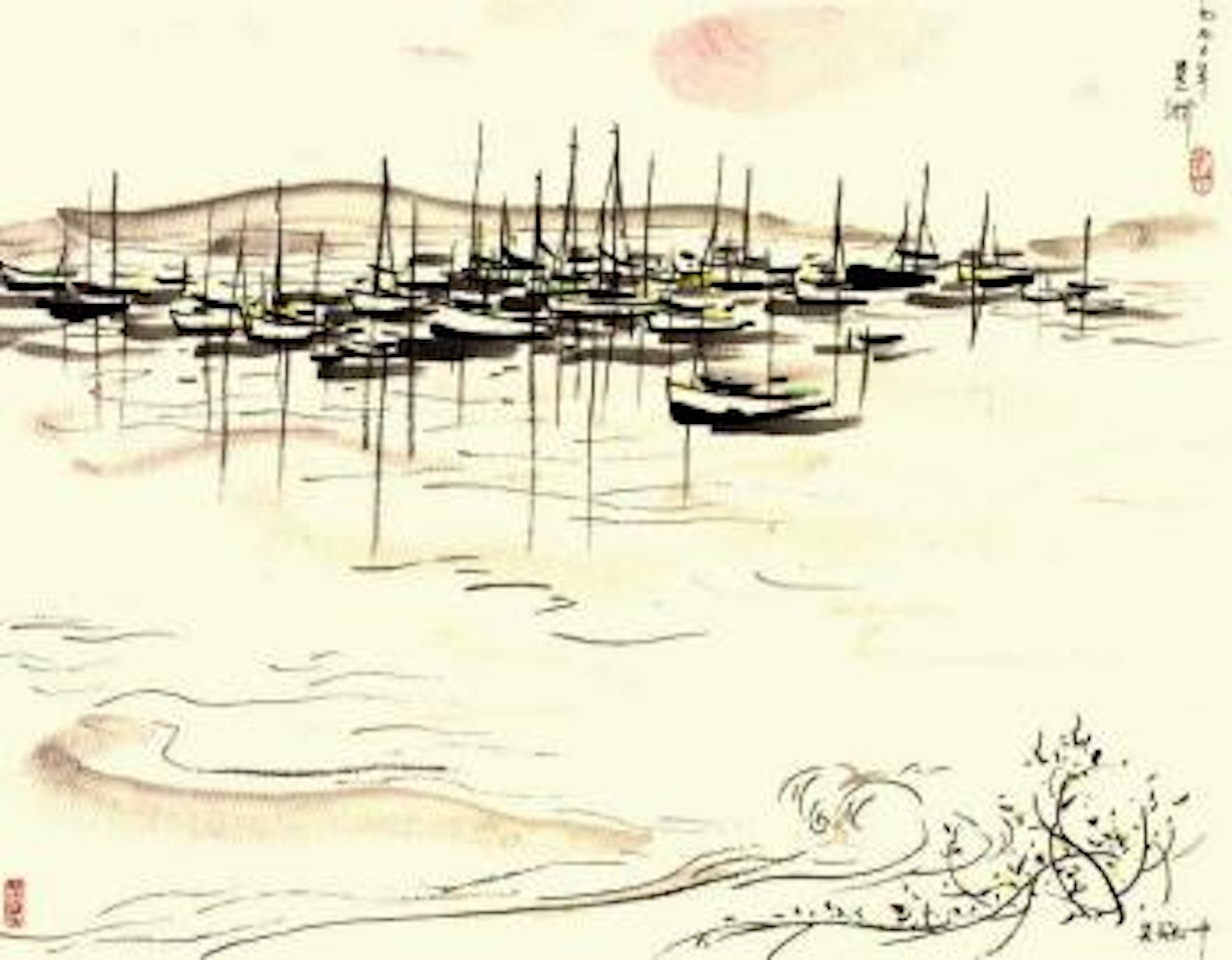 Seashore of Singapore by Wu Guanzhong
