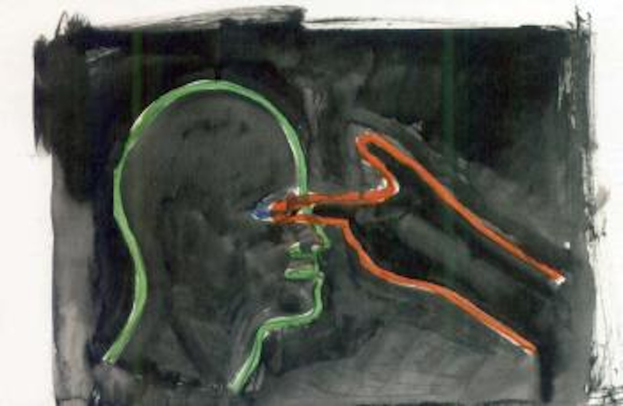 Poke in the eye I by Bruce Nauman