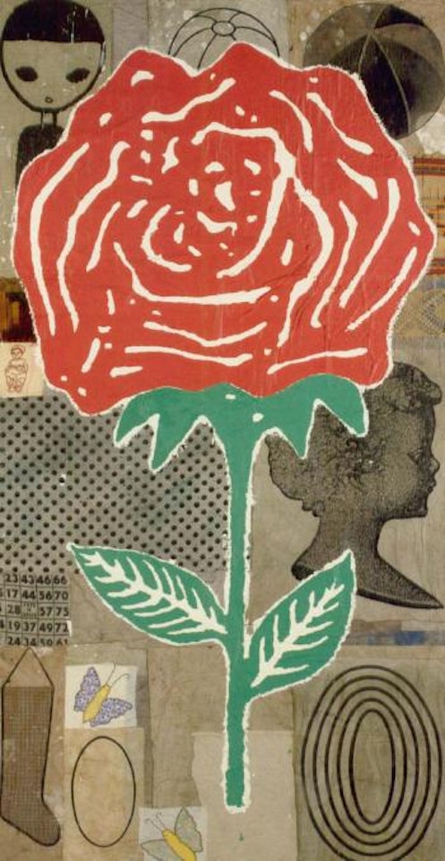 The butterfly flower No.2 by Donald Baechler