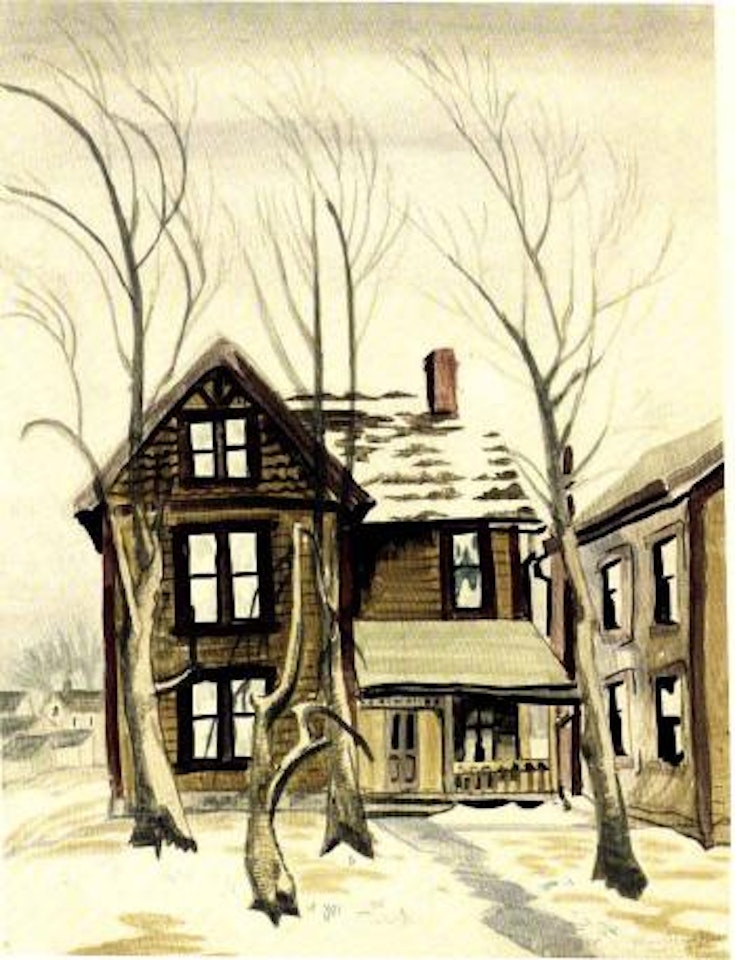 Frosted windows by Charles Burchfield