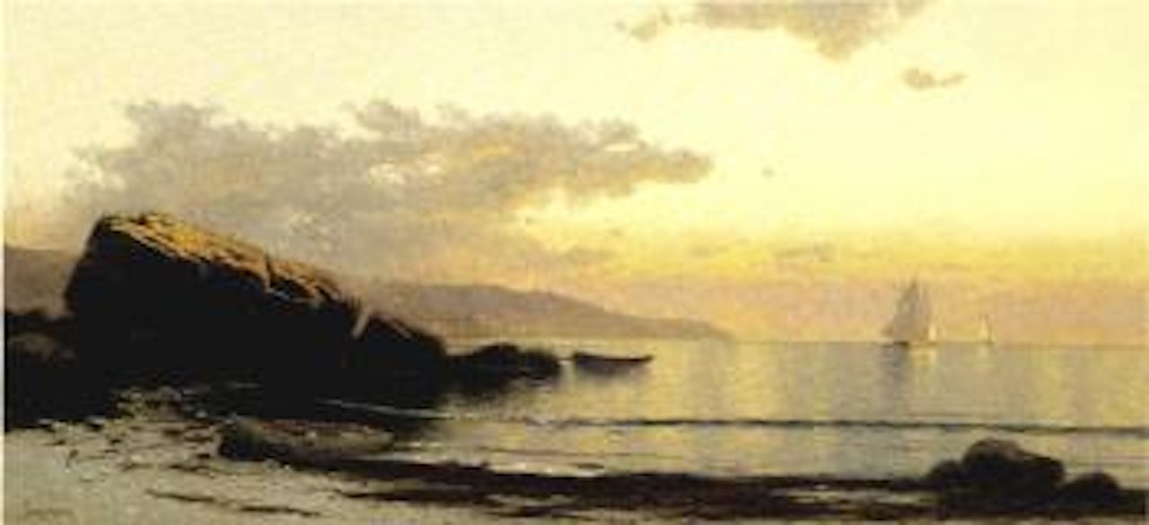 Sunset coast by Alfred Thompson Bricher