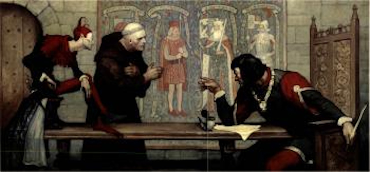 God's light, I'll question Him by Newell Convers Wyeth