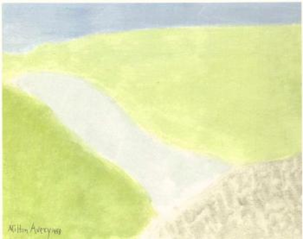 Road to sea by Milton Avery