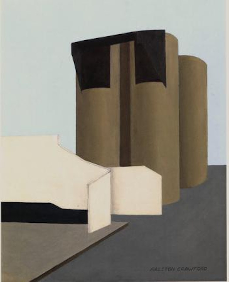 Coal elevators by Ralston Crawford