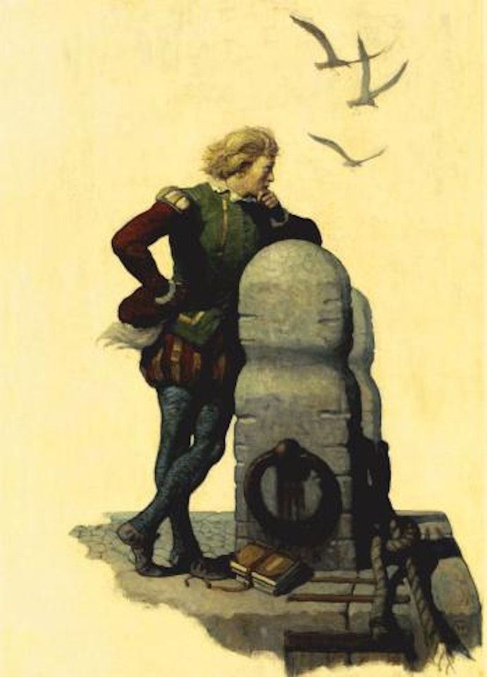 Title page for Westward Ho by Newell Convers Wyeth