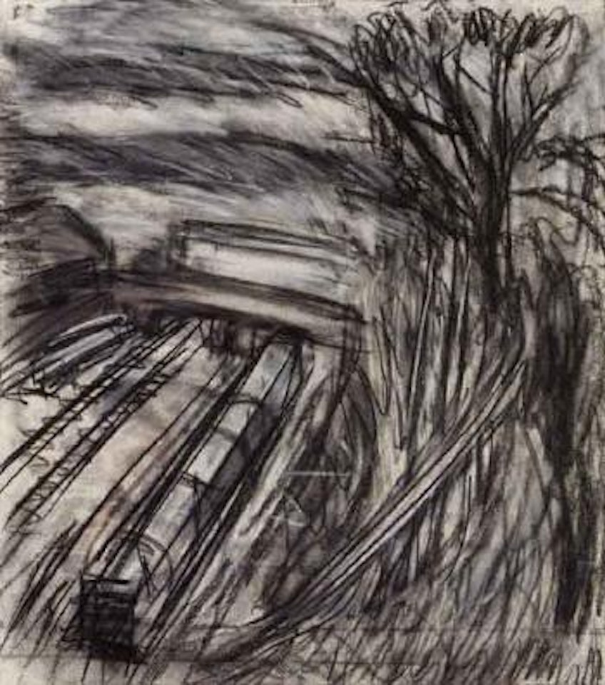 Leaving the station No.1 by Leon Kossoff