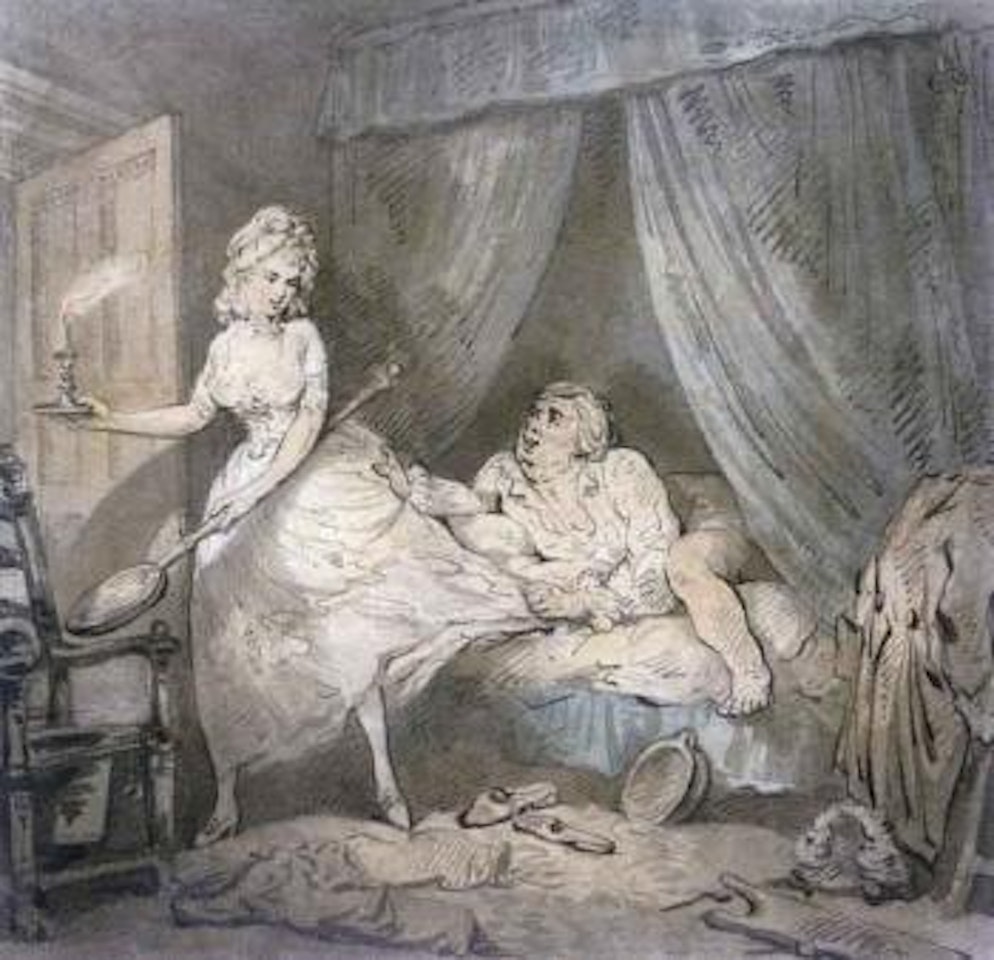 The chambermaid by Thomas Rowlandson
