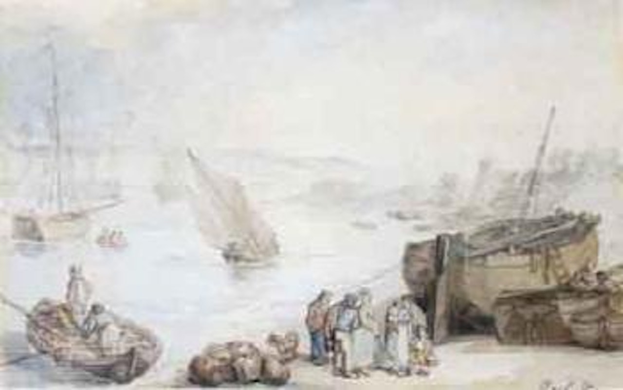 The Devonshire coast by Thomas Rowlandson
