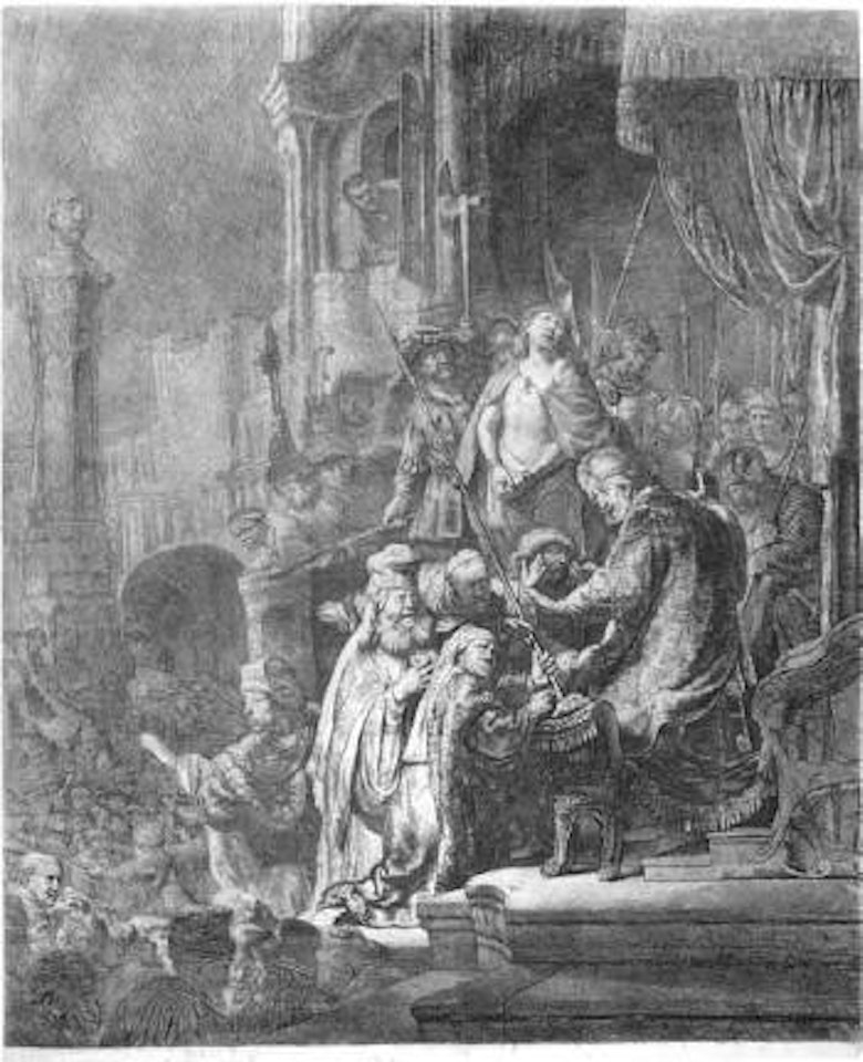 Christ before Pilate by Attributed to Rembrandt Harmensz van Rijn