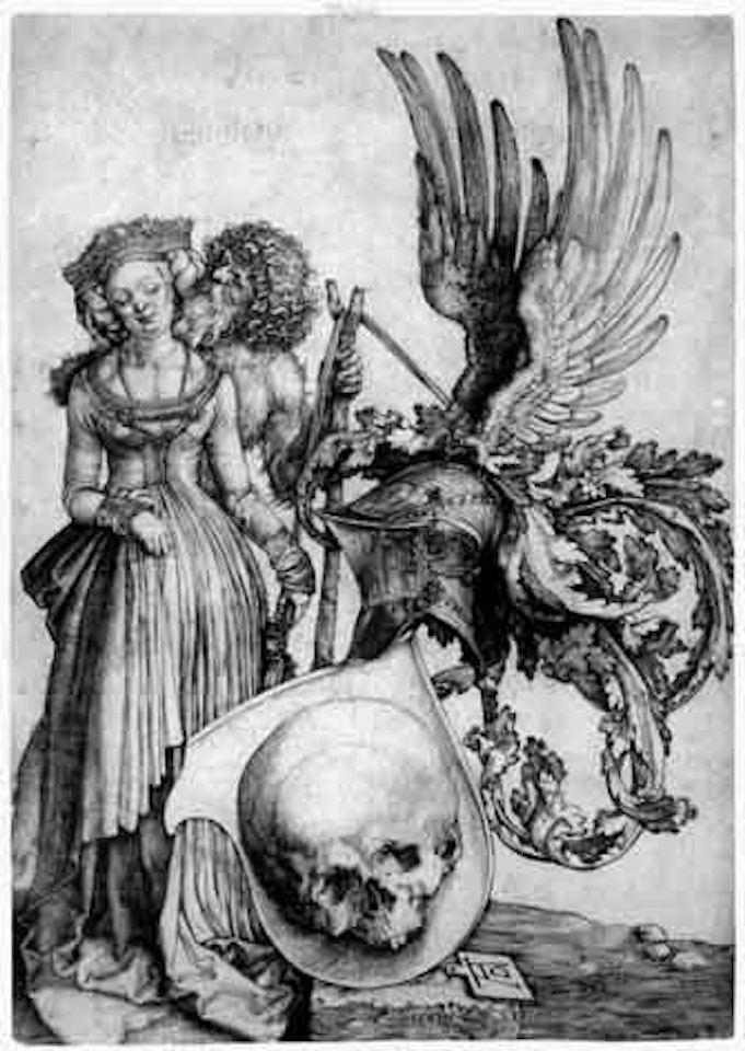 Coat-of-arms with a skull by Albrecht Dürer