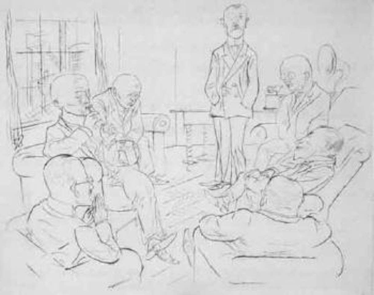 Conference by George Grosz