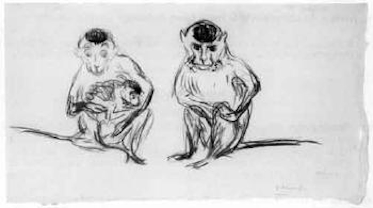 Ape family by Edvard Munch